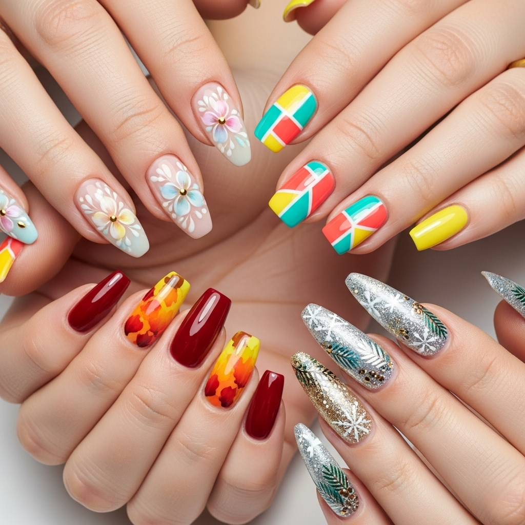 Inspirujące stylizacje paznokci: trendy i pomysły na każdy sezon