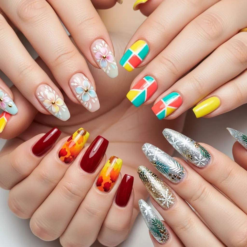 Inspirujące stylizacje paznokci: trendy i pomysły na każdy sezon